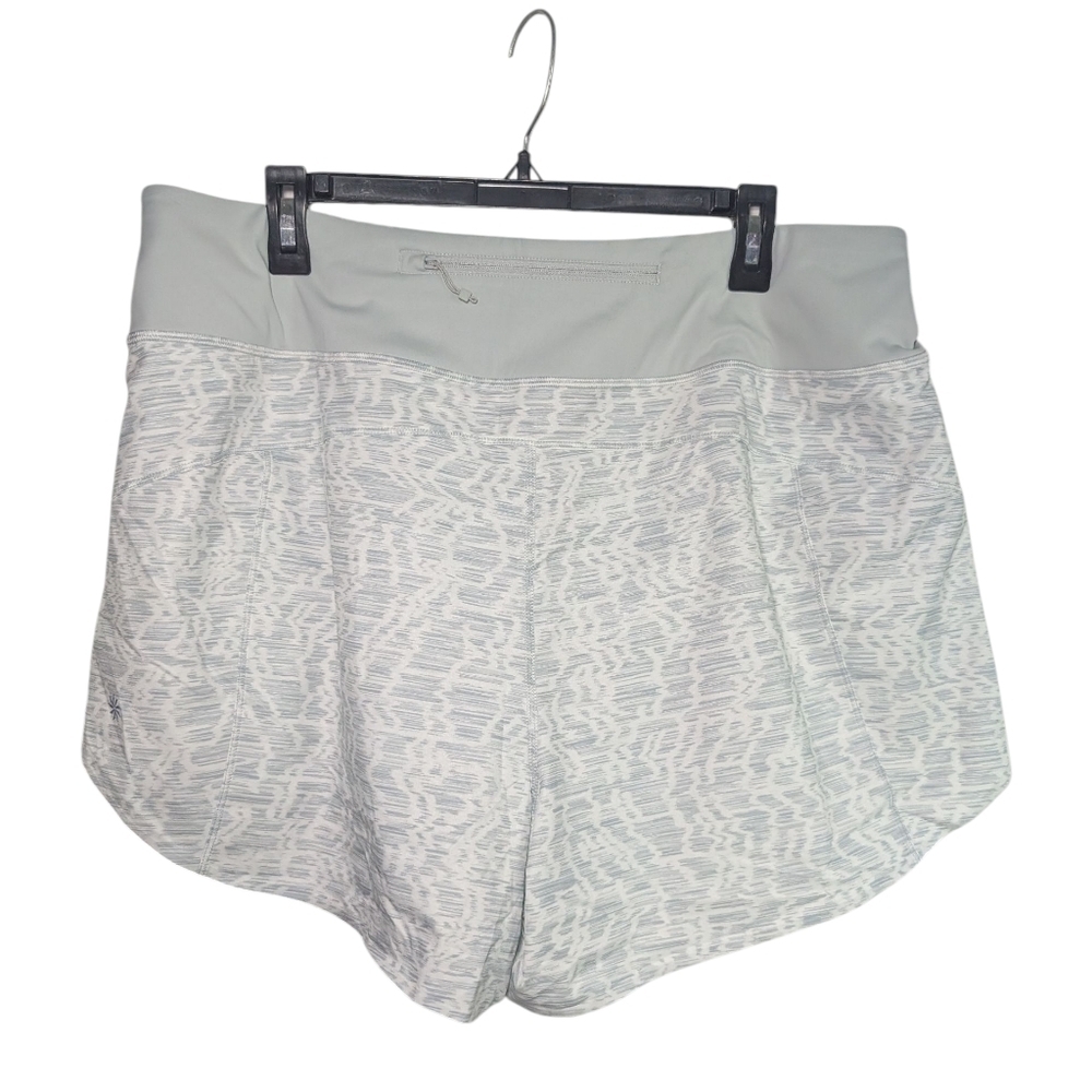 Athleta Women's Light Gray Athletic Shorts - Picture 2 of 8
